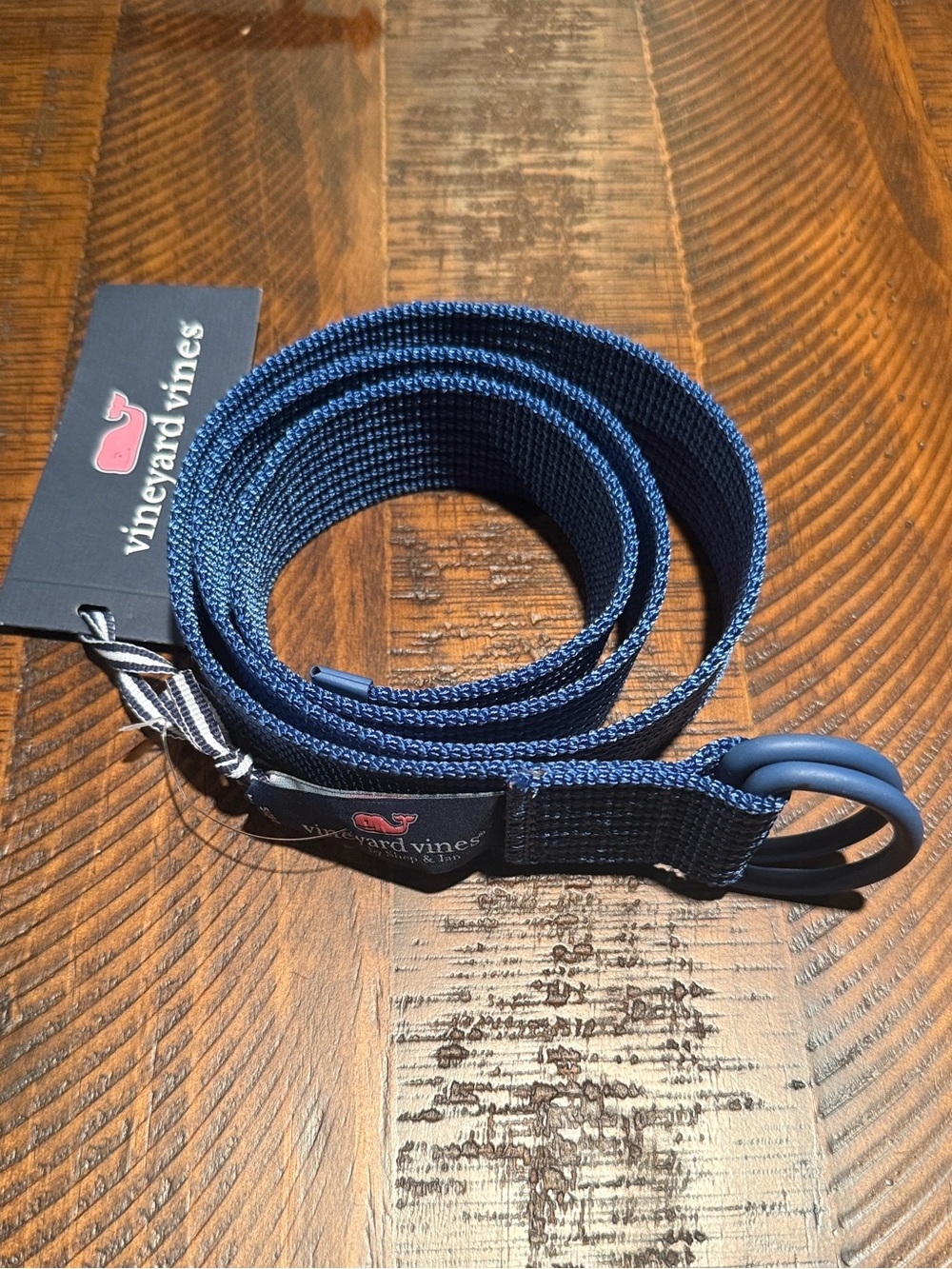 NEW🇺🇸 vineyard vines textured webbing belt in Kingfisher size small $68